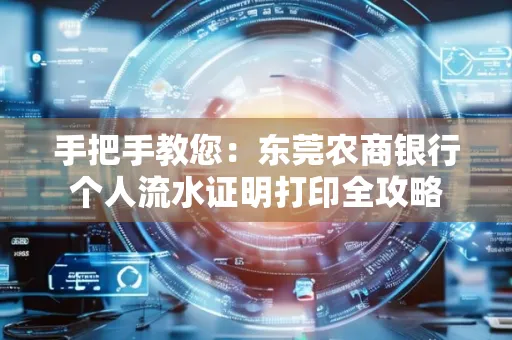 手把手教您：东莞农商银行个人流水证明打印全攻略