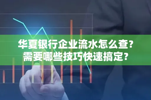 华夏银行企业流水怎么查？需要哪些技巧快速搞定？