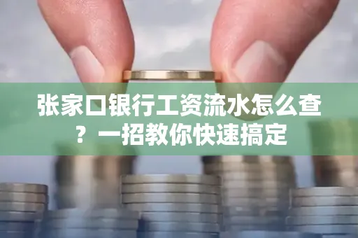 张家口银行工资流水怎么查？一招教你快速搞定