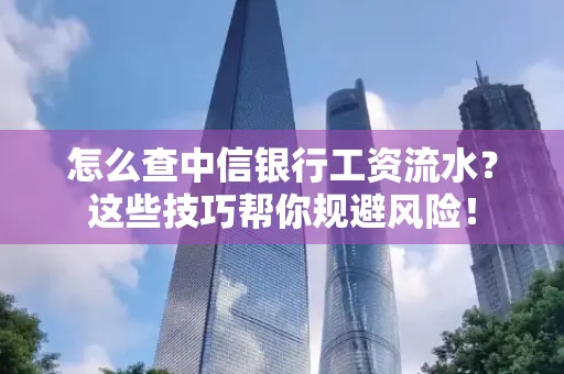 怎么查中信银行工资流水？这些技巧帮你规避风险！
