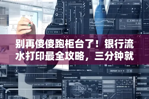 别再傻傻跑柜台了！银行流水打印最全攻略，三分钟就搞懂